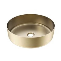 Trendy Taps Premium Quality Counter Mounted Gold Round Basin